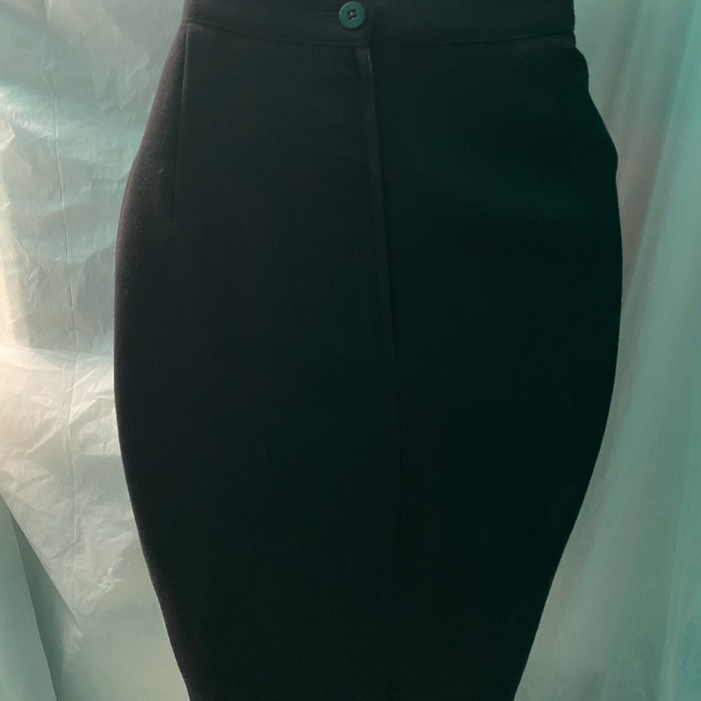 Giorgio Armani by Le Collezioni Black Skirt Suit - Picture 5 of 9